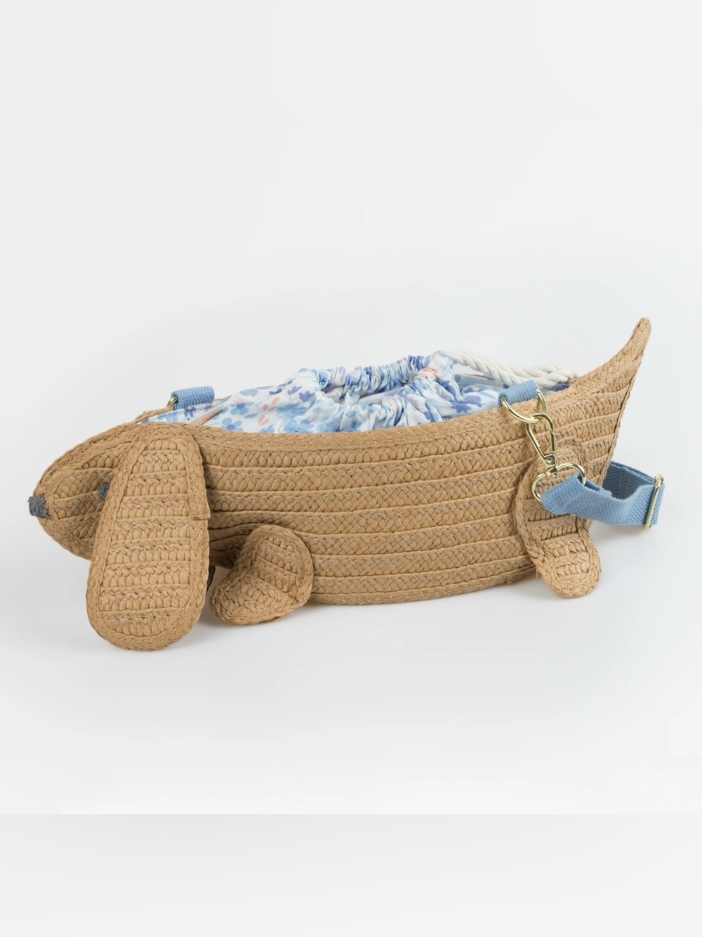 Meri Meri Woven Dachshund Bag